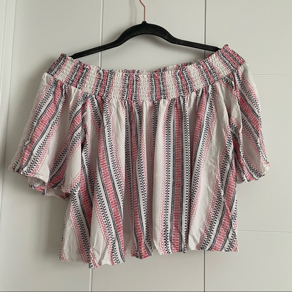 3/$45 Off the shoulder flutter sleeve top - Picture 2 of 2